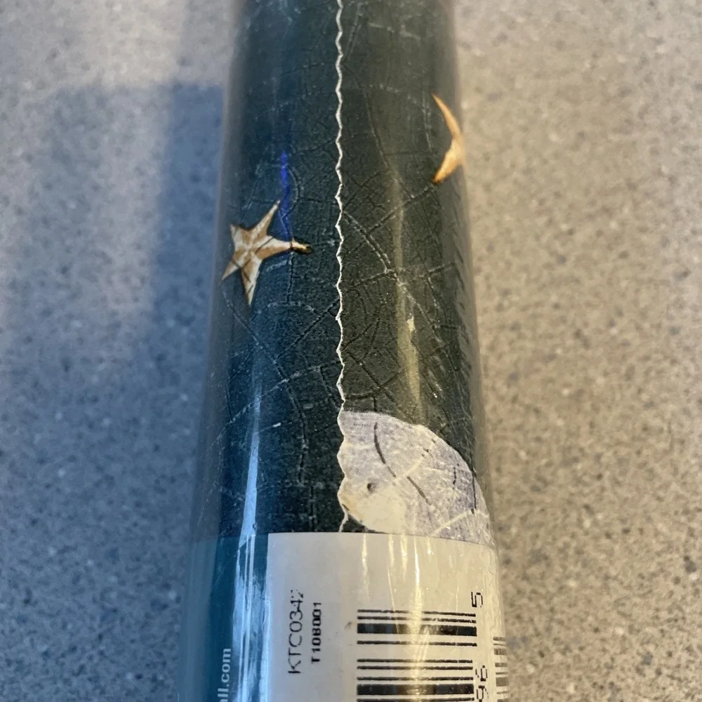 Vintage Imperial Wall Border Celestial Moon Stars Whimsigoth 5 Yards 2 Rolls New